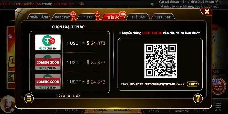 lỗi thường gặpp khi nạp tiền go88