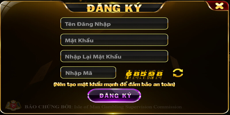 quy tình đăng ký tài khoản go88